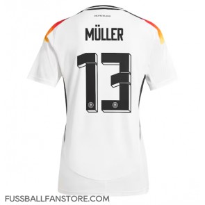 Deutschland Thomas Muller #13 Replik Heimtrikot Damen EM 2024 Kurzarm